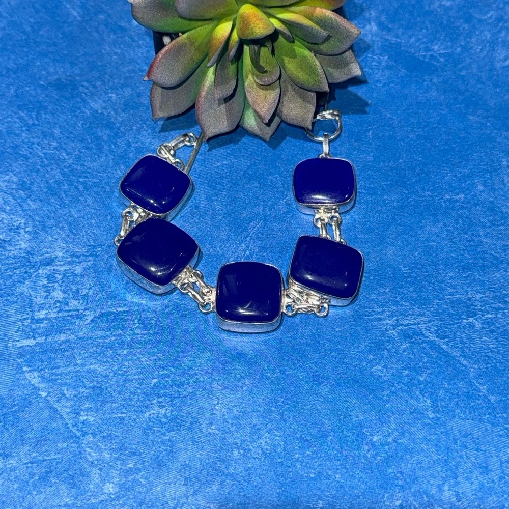 Blue Chalcedony Bracelet